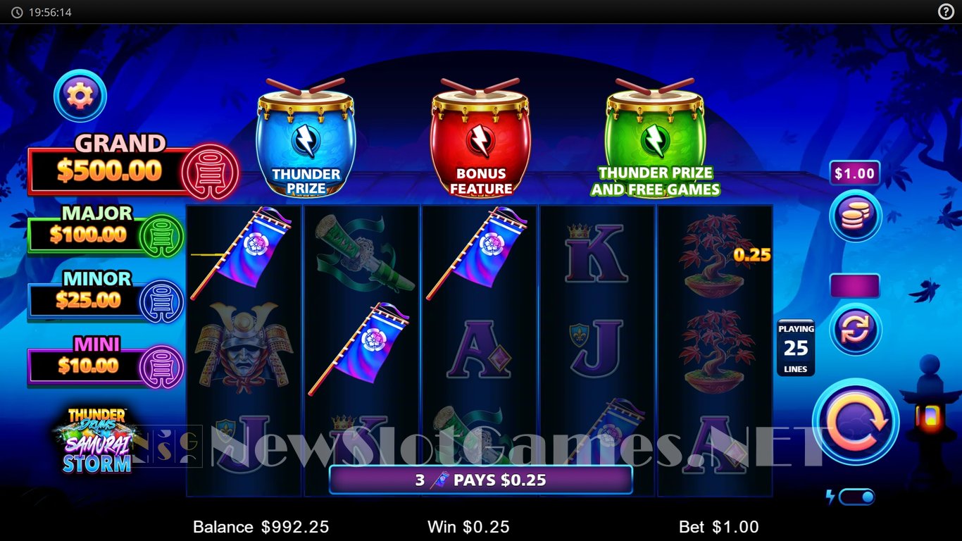 Thunder Drums Samurai Storm Slot Slot Image in Demo - pic. 6