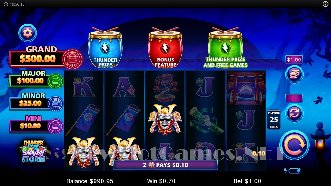 Thunder Drums Samurai Storm Slot Slot Image in Demo - pic. 7