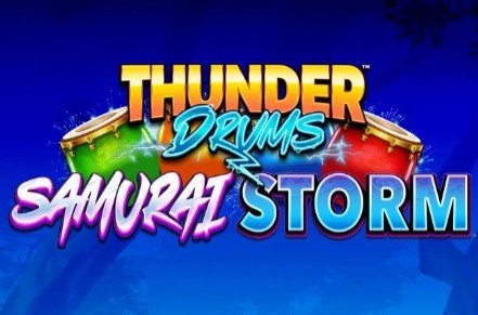 Thunder Drums Samurai Storm Slot Logo