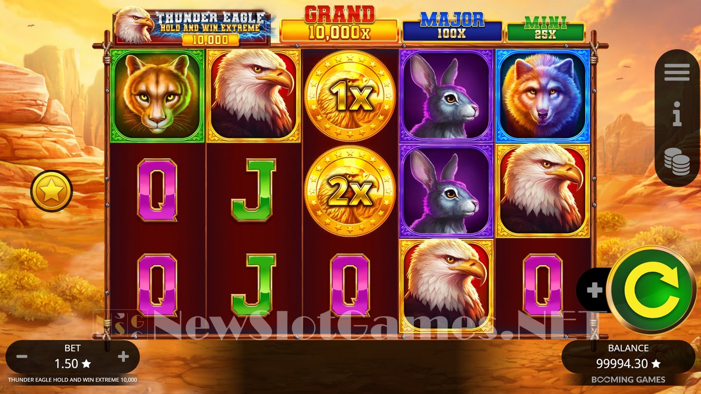 Thunder Eagle Hold and Win Extreme 10000 Slot Slot Image in Demo - pic. 2
