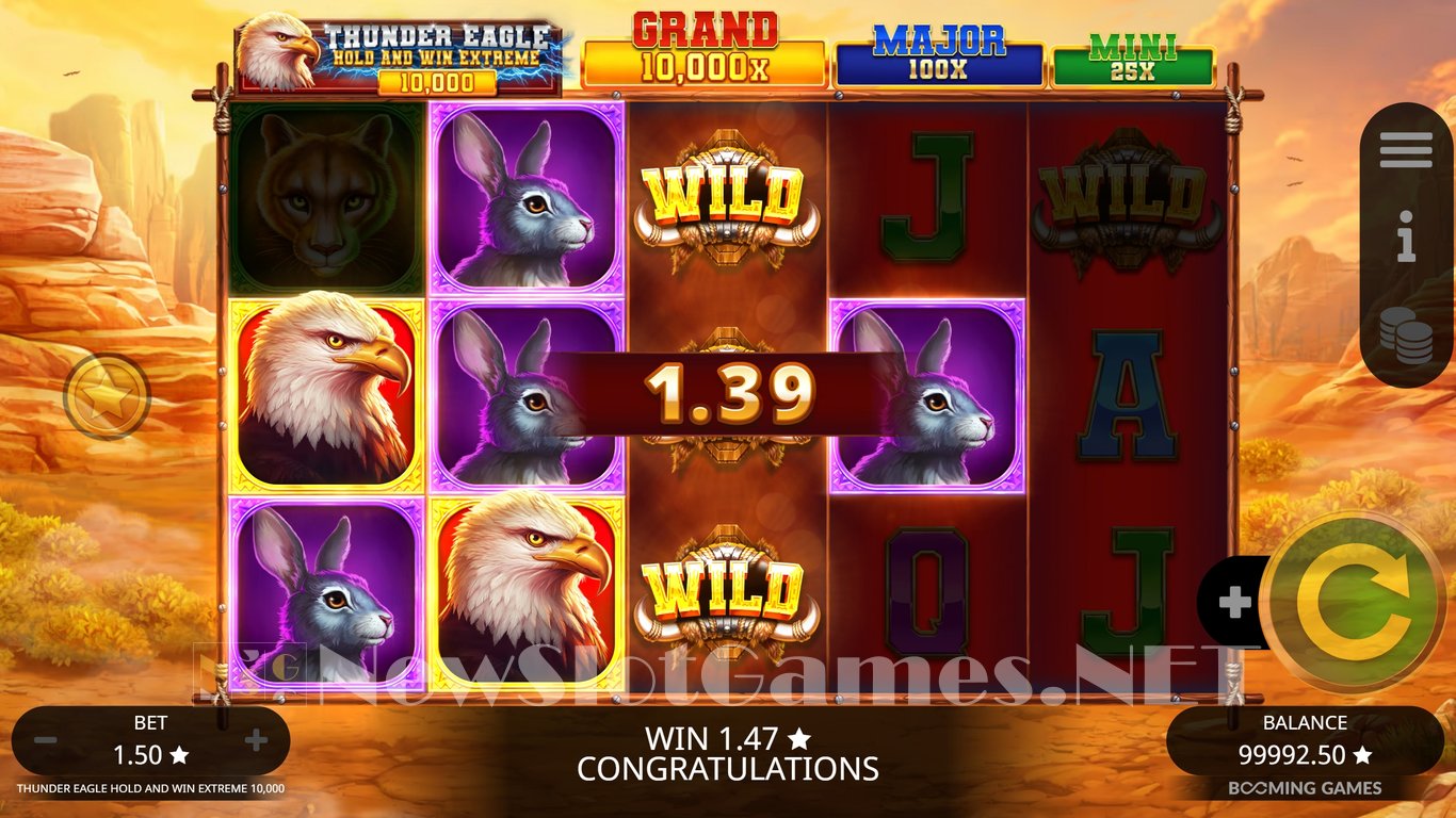 Thunder Eagle Hold and Win Extreme 10000 Slot Slot Image in Demo - pic. 4