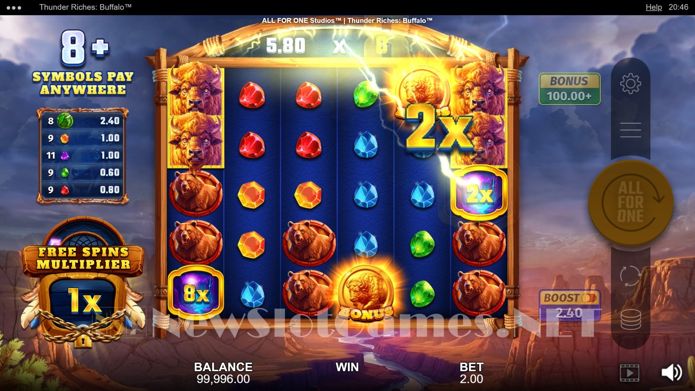Thunder Riches Buffalo Slot Slot Image in Demo - pic. 5