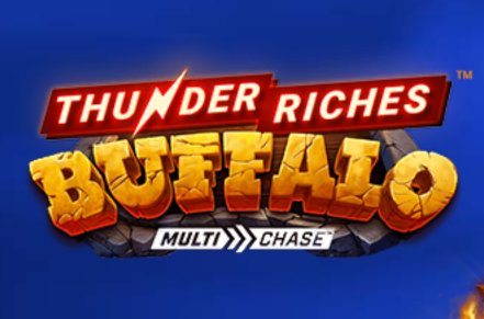 Thunder Riches Buffalo Slot Logo