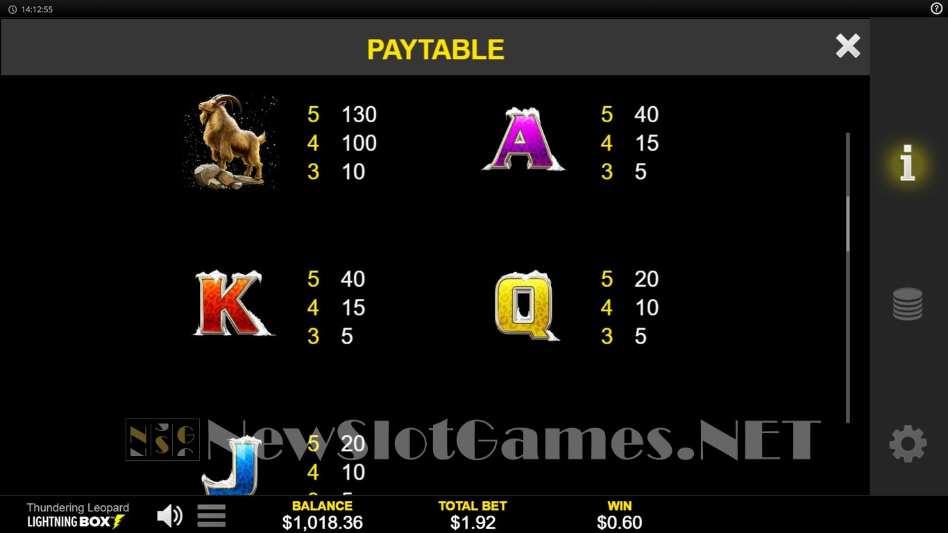 Thundering Leopard Slot Slot Image in Demo - pic. 8