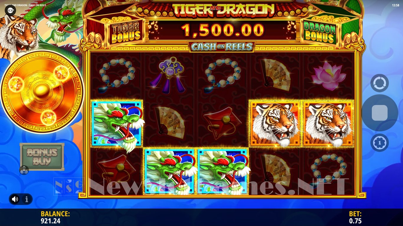 Tiger and Dragon - Cash on Reels Slot Slot Image in Demo - pic. 5