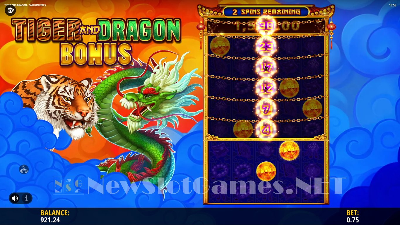 Tiger and Dragon - Cash on Reels Slot Slot Image in Demo - pic. 8