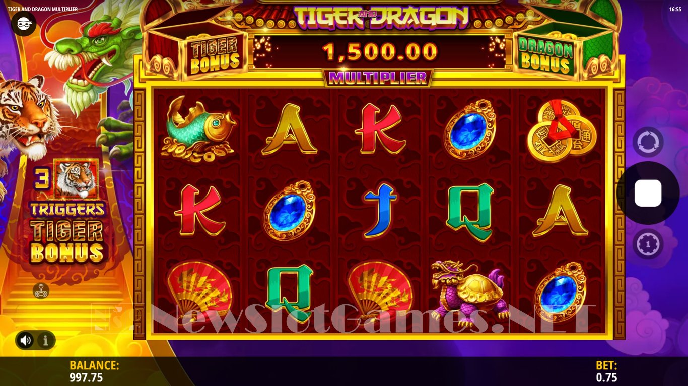 Tiger and Dragon Multiplier Slot Slot Image in Demo - pic. 2