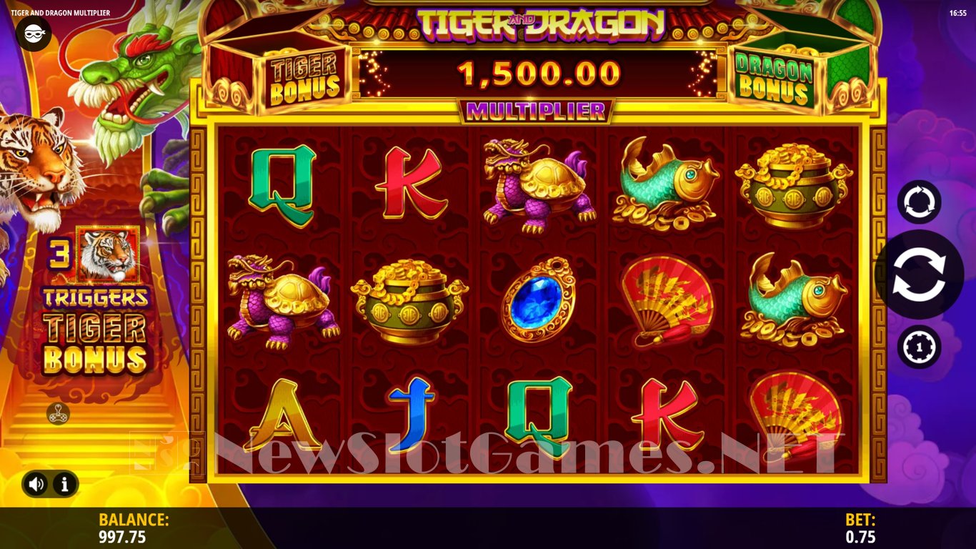 Tiger and Dragon Multiplier Slot Slot Image in Demo - pic. 3