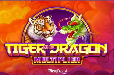 Tiger and Dragon Multiplier Slot Logo