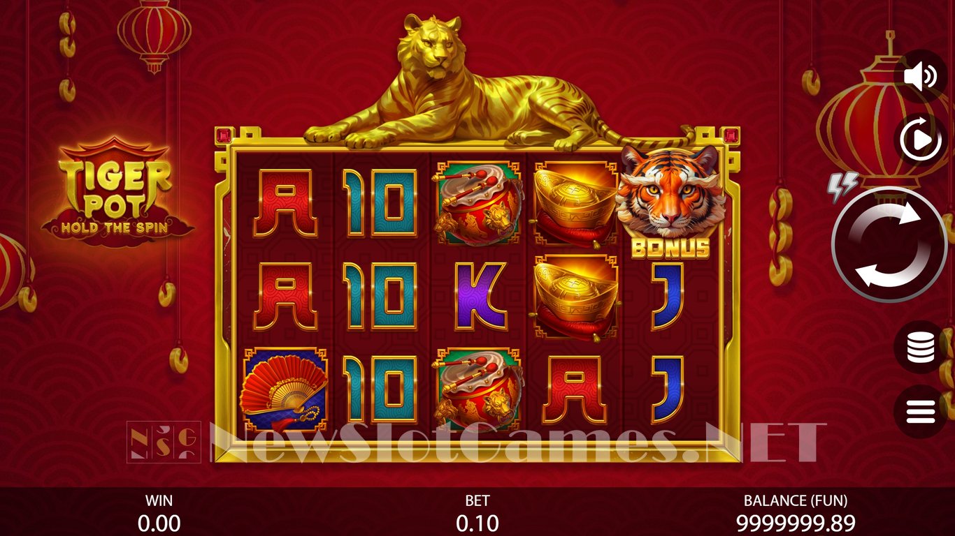Tiger Pot Hold The Spin Slot Demo Image