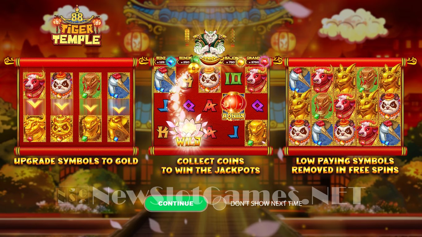 Tiger Temple 88 Slot Demo Image