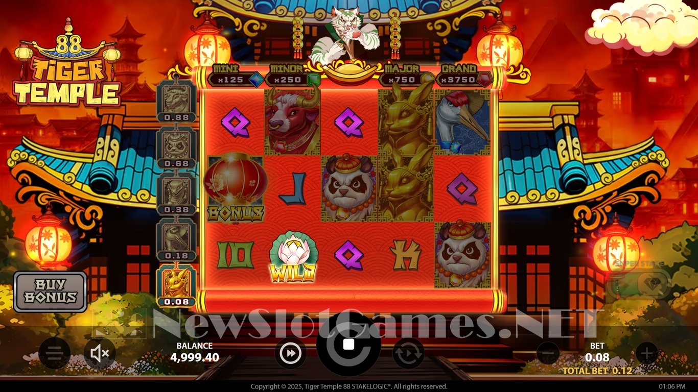 Tiger Temple 88 Slot Slot Image in Demo - pic. 3