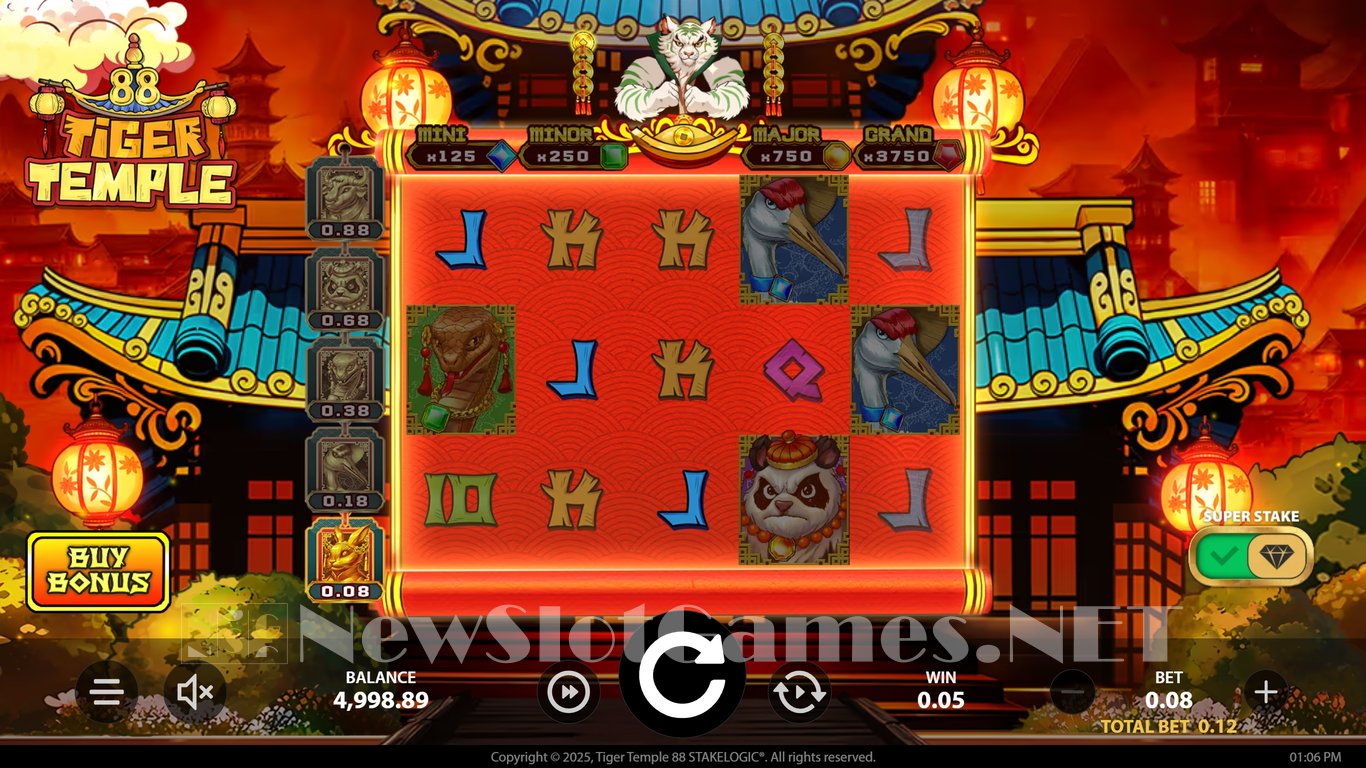 Tiger Temple 88 Slot Slot Image in Demo - pic. 4