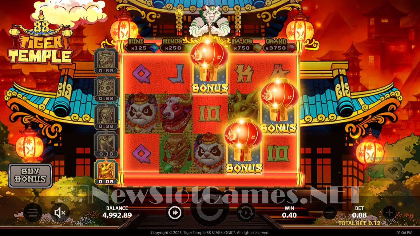 Tiger Temple 88 Slot Slot Image in Demo - pic. 6