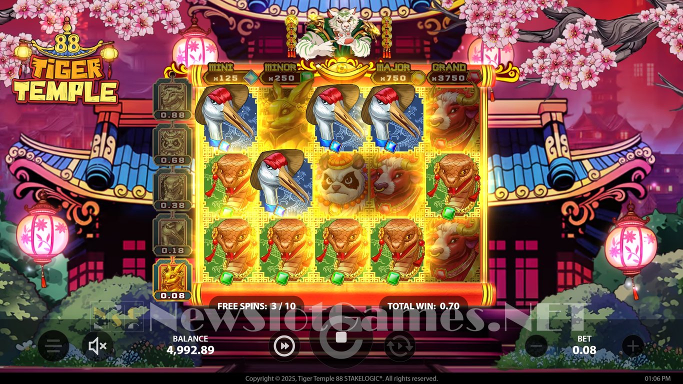 Tiger Temple 88 Slot Slot Image in Demo - pic. 9