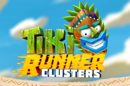 Tiki Runner Clusters Slot Logo