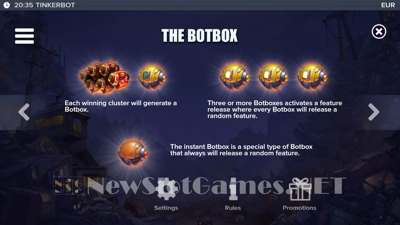 Tinkerbot Slot Slot Image in Demo - pic. 14