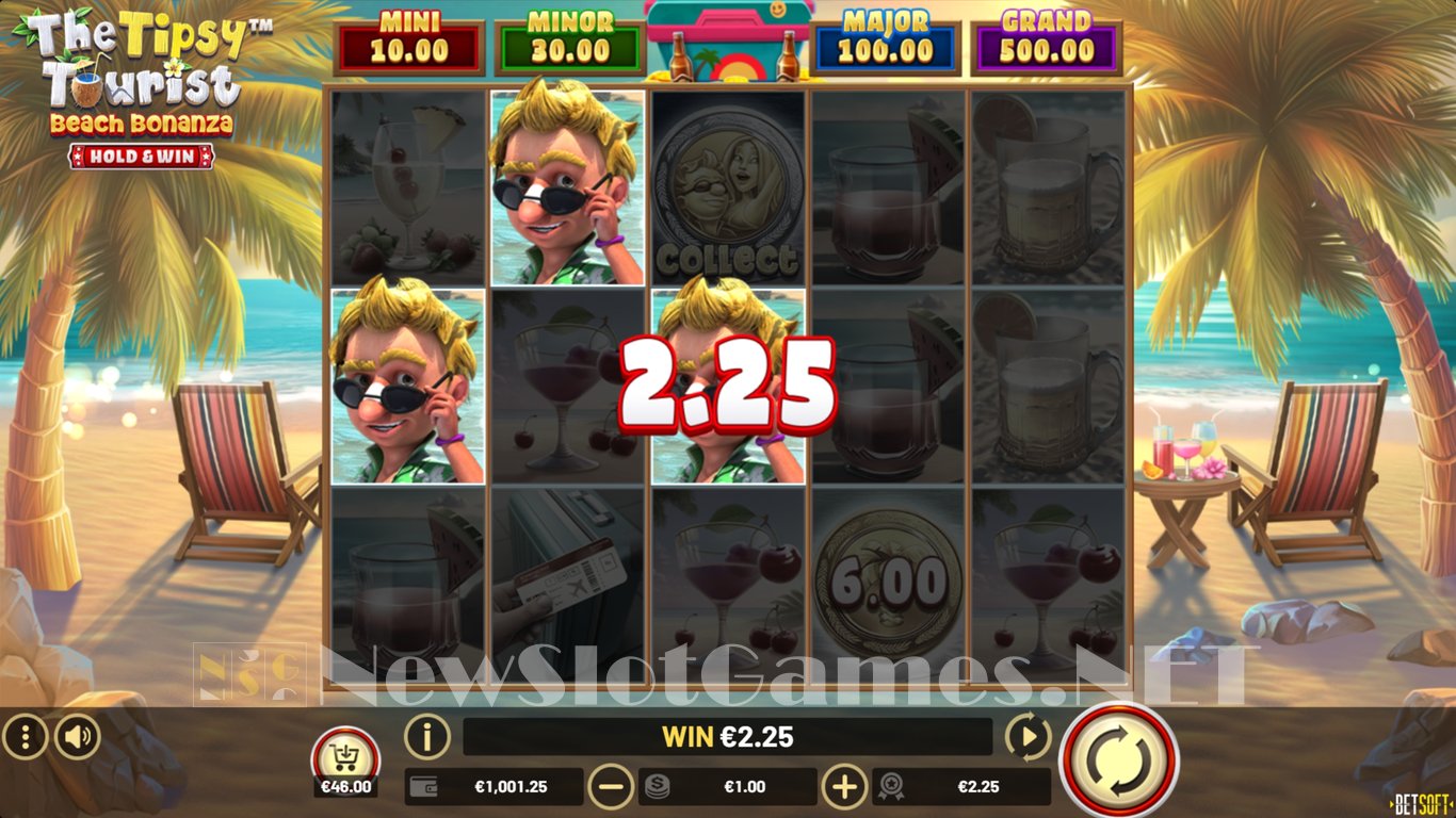 The Tipsy Tourist Beach Bonanza Slot Demo Image