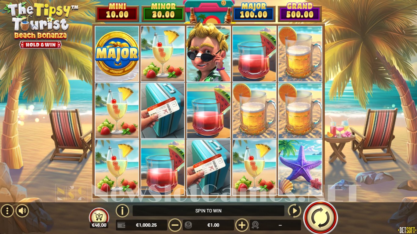 The Tipsy Tourist Beach Bonanza Slot Slot Image in Demo - pic. 2