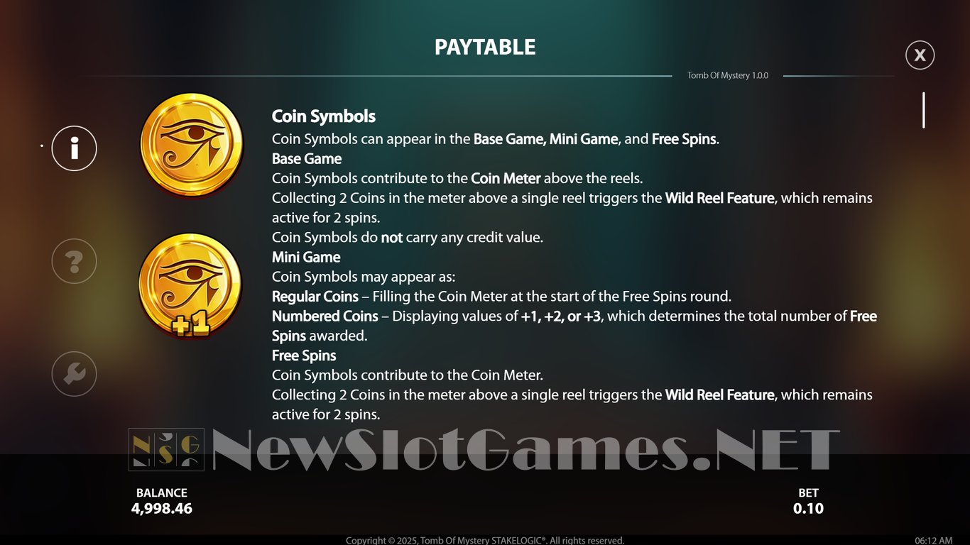 Tomb of Mystery Slot Slot Image in Demo - pic. 9