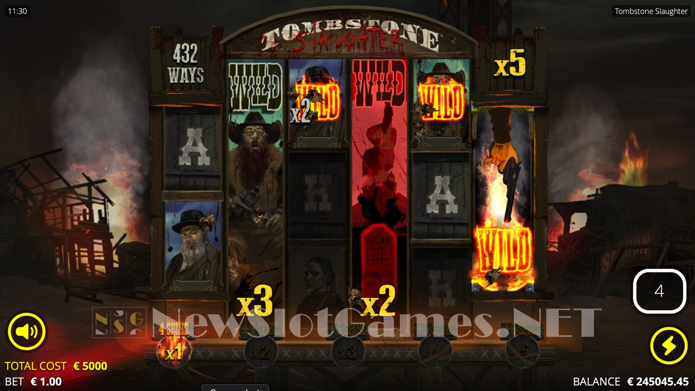 Tombstone Slaughter Slot Slot Image in Demo - pic. 6