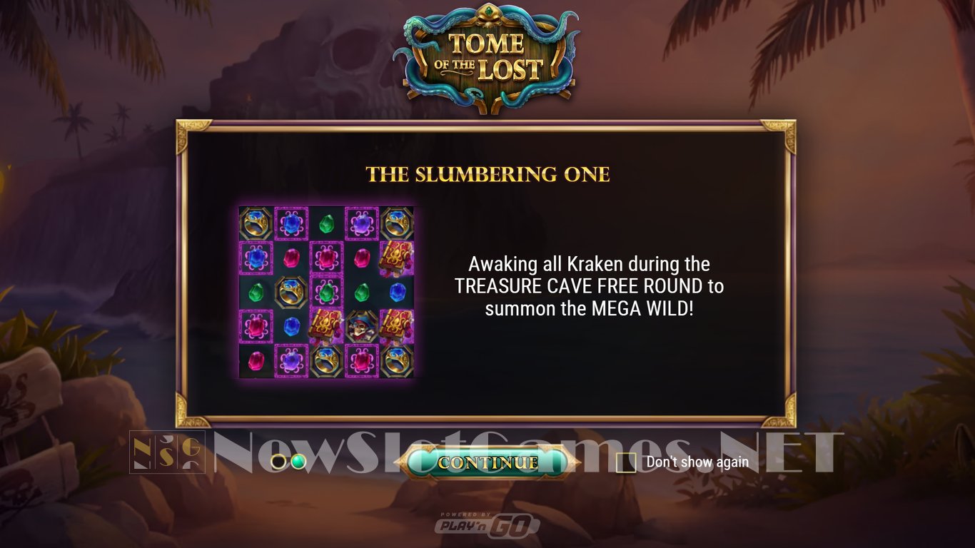 Tome of the Lost Slot Demo Image