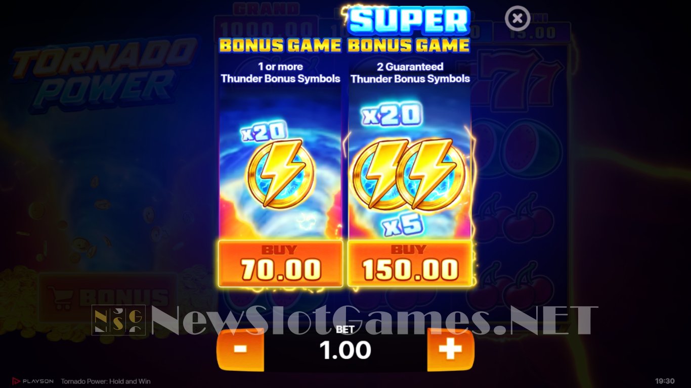Tornado Power Hold and Win Slot Slot Image in Demo - pic. 3