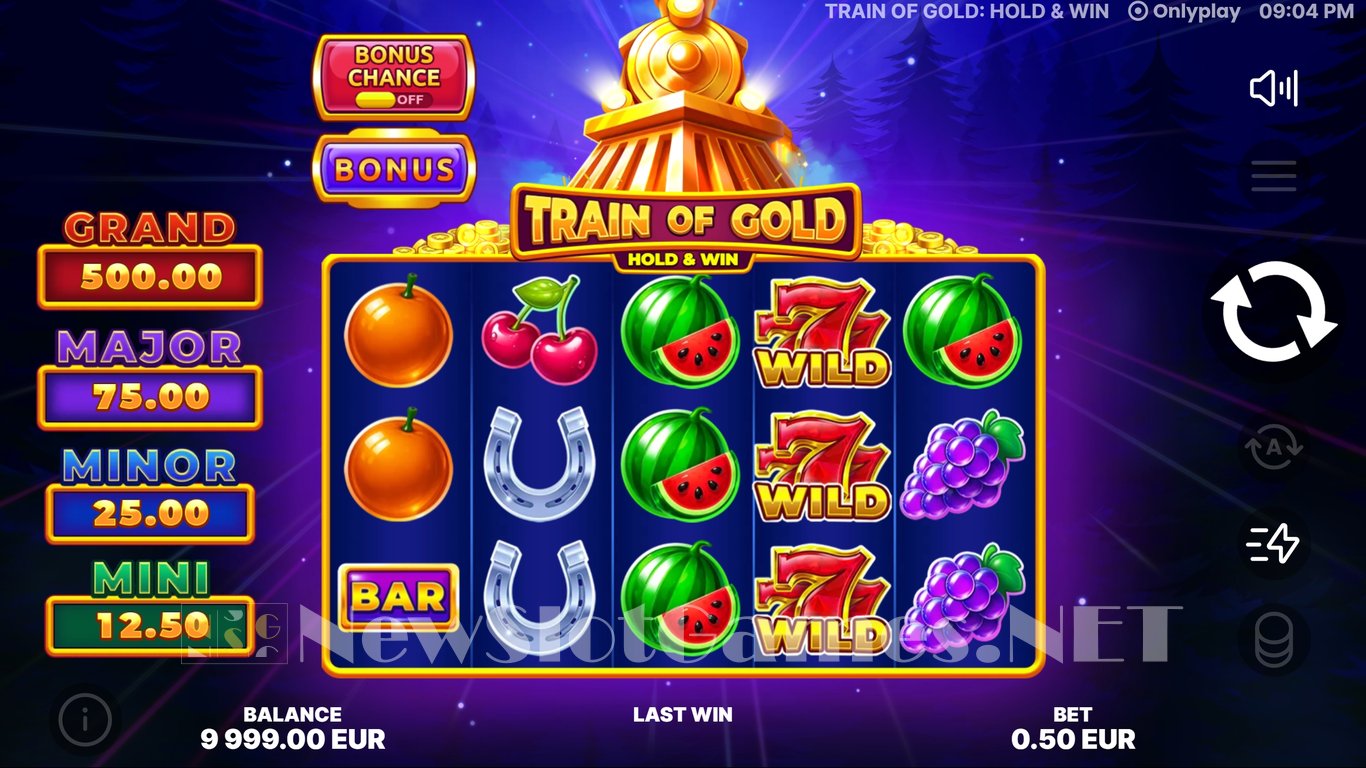 Train of Gold Hold & Win Slot Demo Image