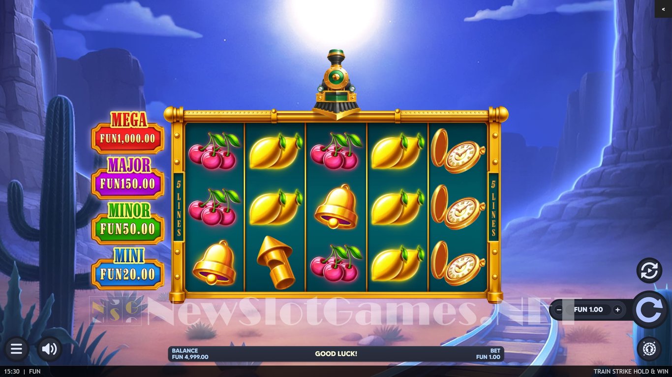 Train Strike Hold & Win Slot Demo Image