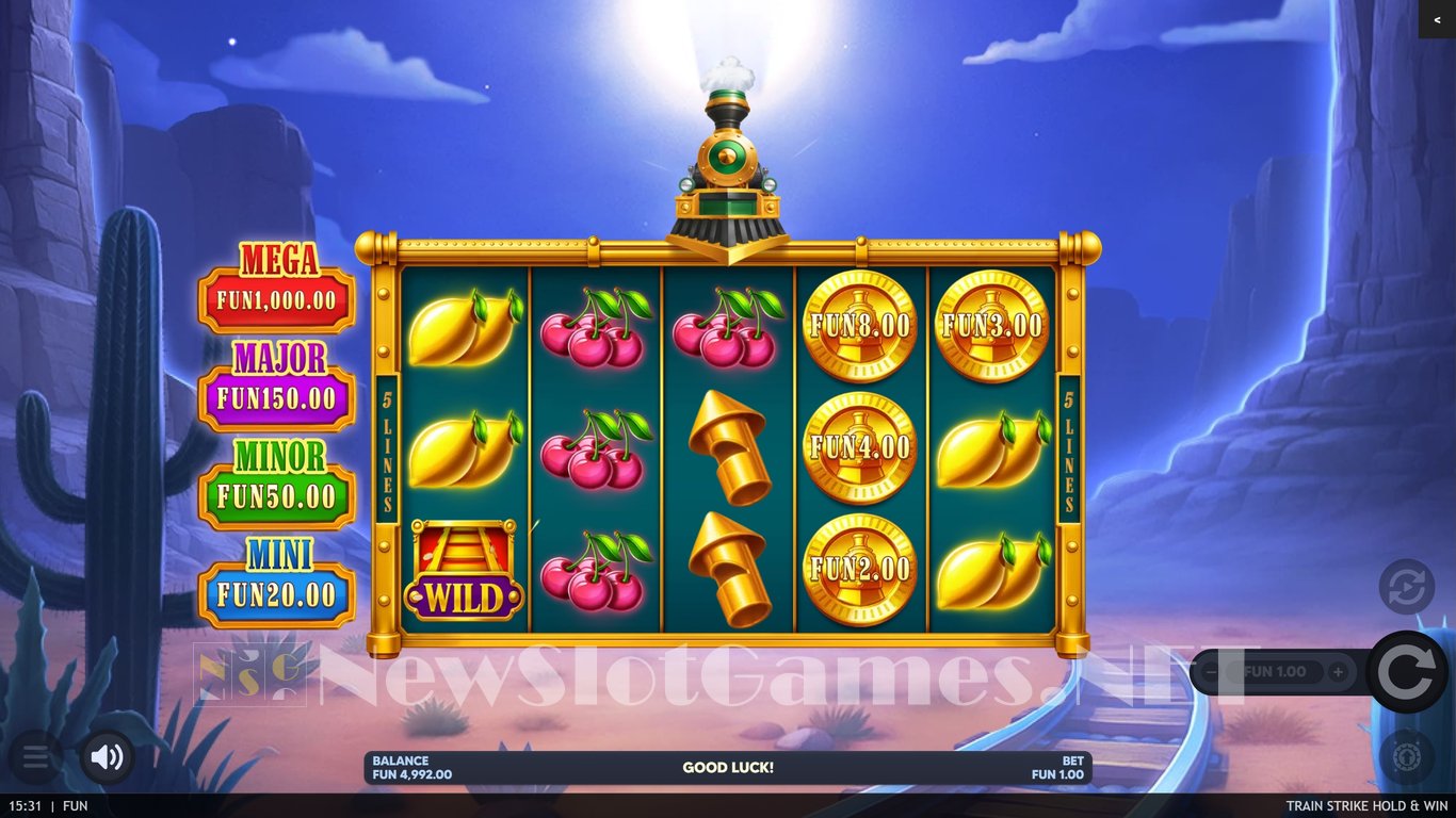 Train Strike Hold & Win Slot Slot Image in Demo - pic. 3