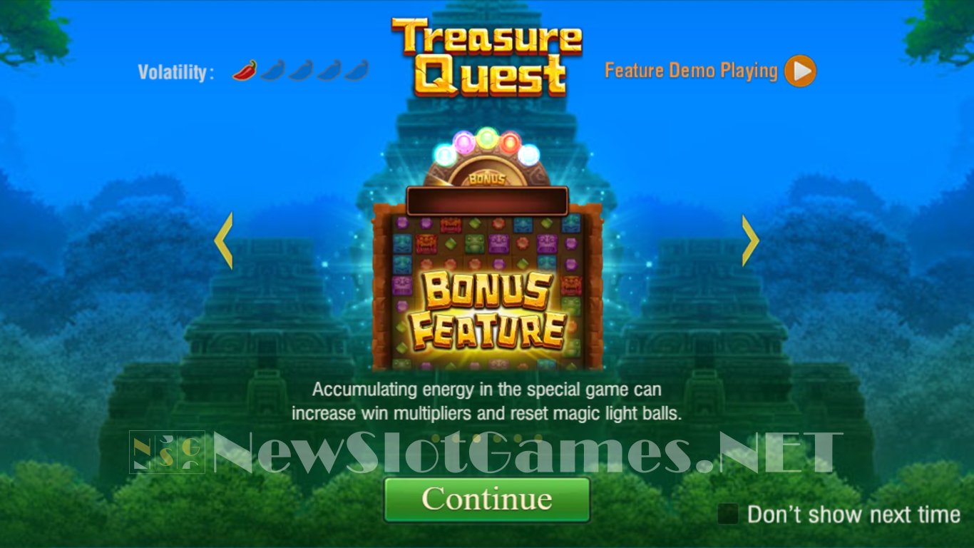 Treasure Quest Slot Demo Image