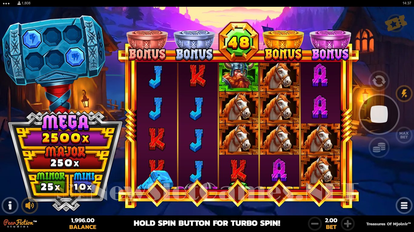 Treasures of Mjolnir Slot Slot Image in Demo - pic. 2