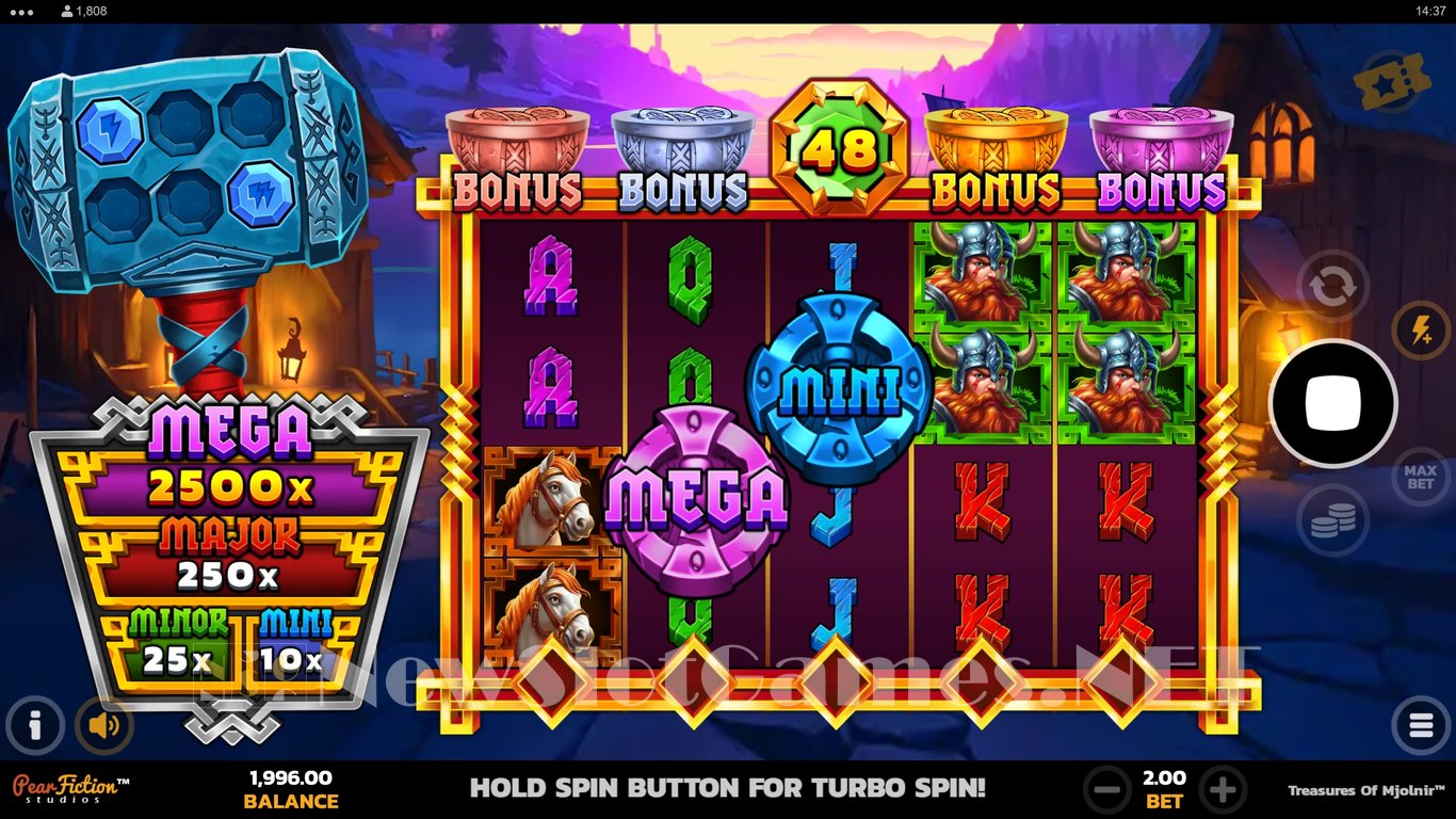 Treasures of Mjolnir Slot Slot Image in Demo - pic. 3