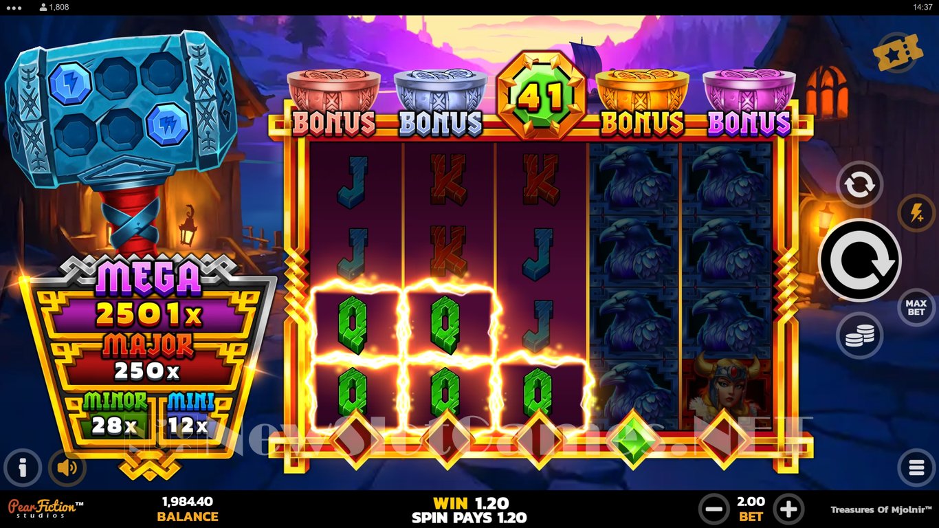 Treasures of Mjolnir Slot Slot Image in Demo - pic. 5