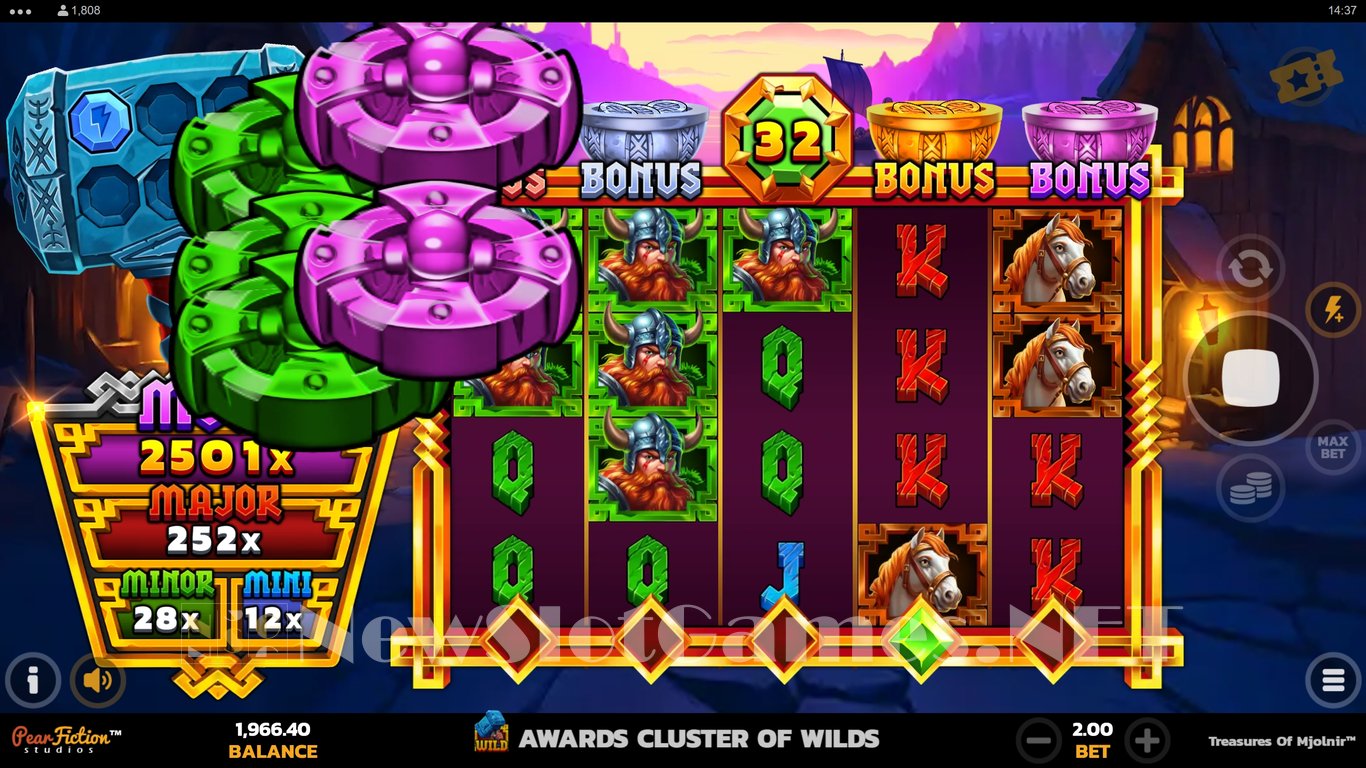 Treasures of Mjolnir Slot Slot Image in Demo - pic. 6