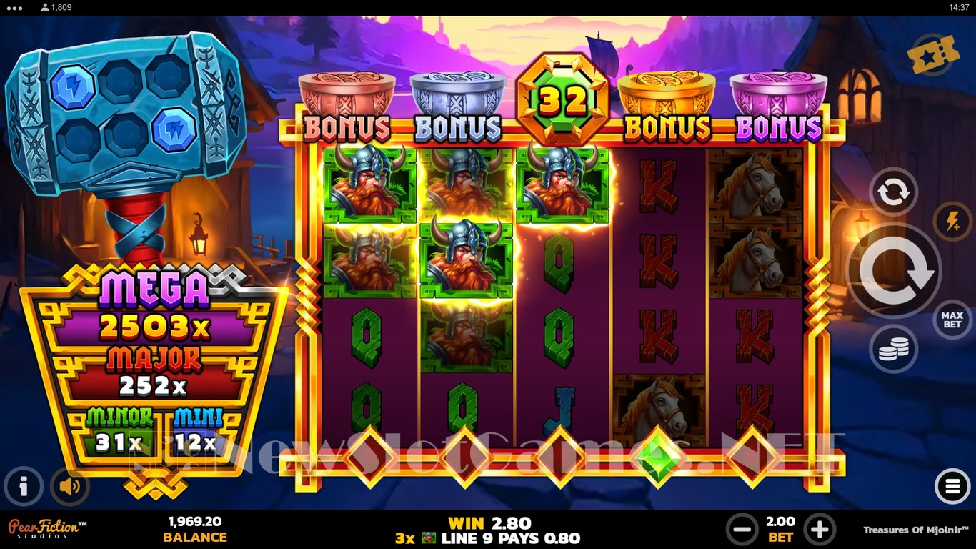Treasures of Mjolnir Slot Slot Image in Demo - pic. 7
