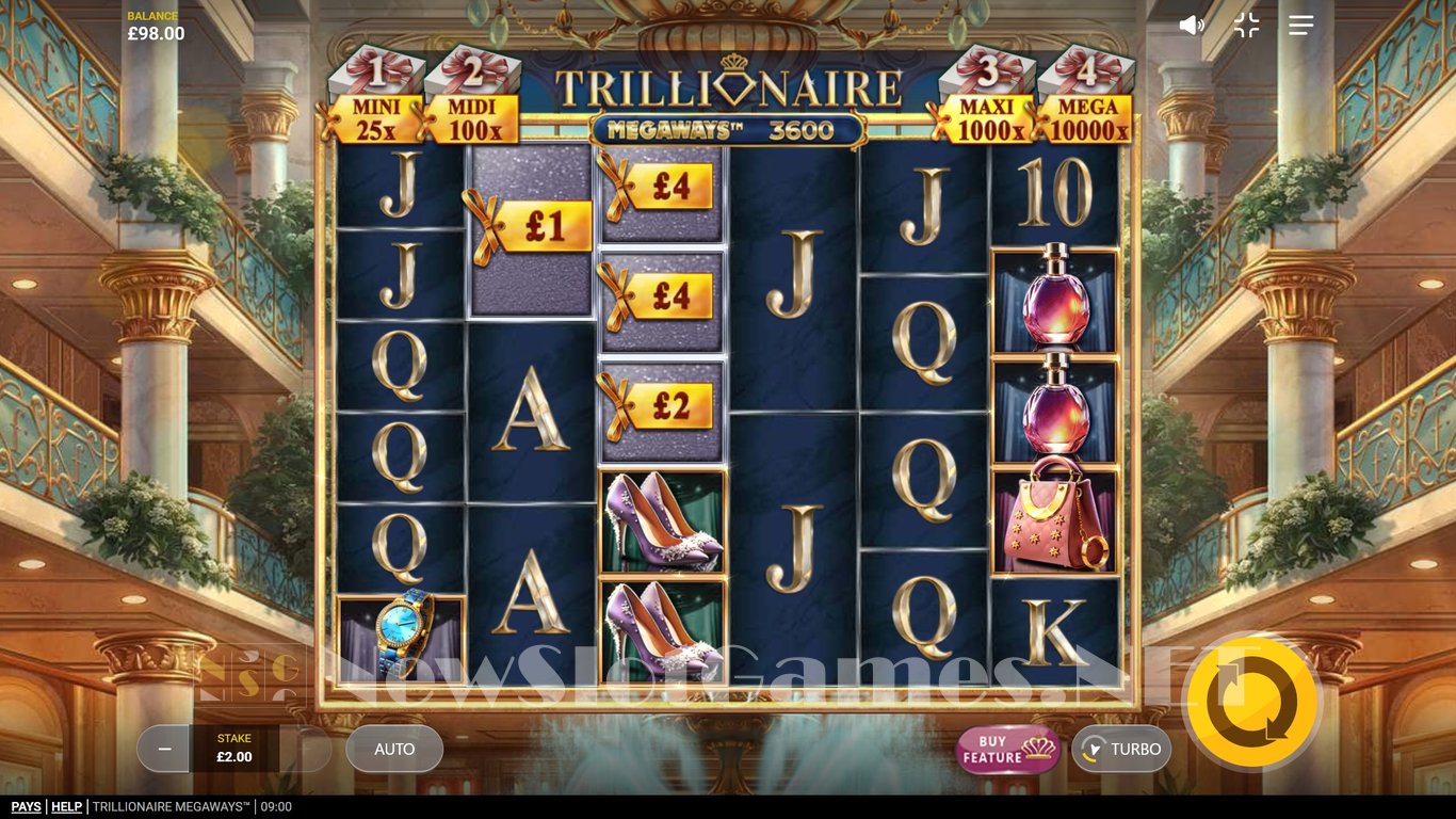 Trillionaire Megaways Slot Demo Image