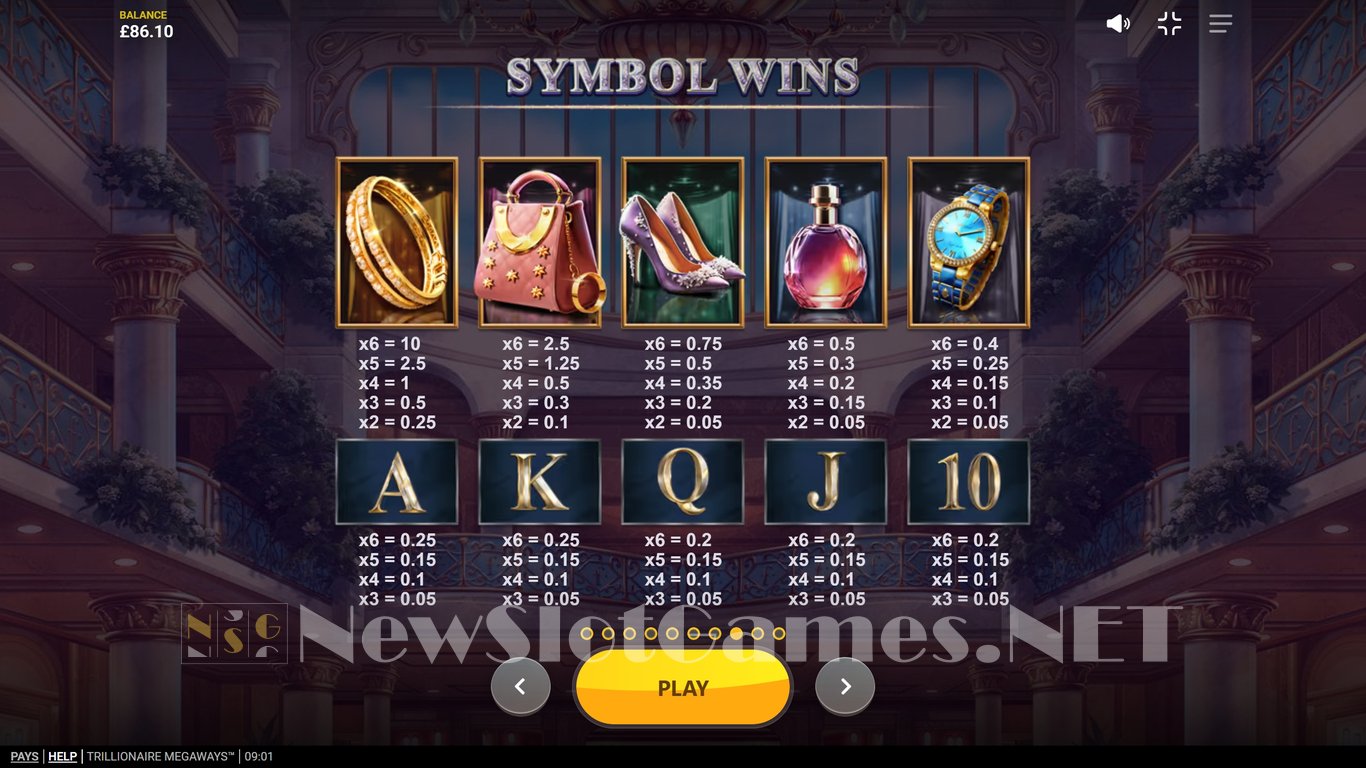 Trillionaire Megaways Slot Slot Image in Demo - pic. 5