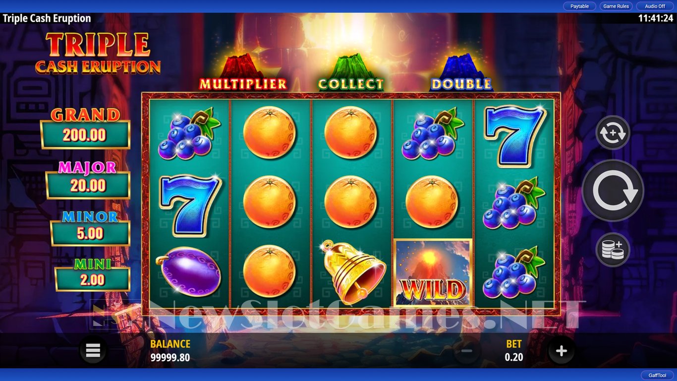 Triple Cash Eruption Slot Demo Image