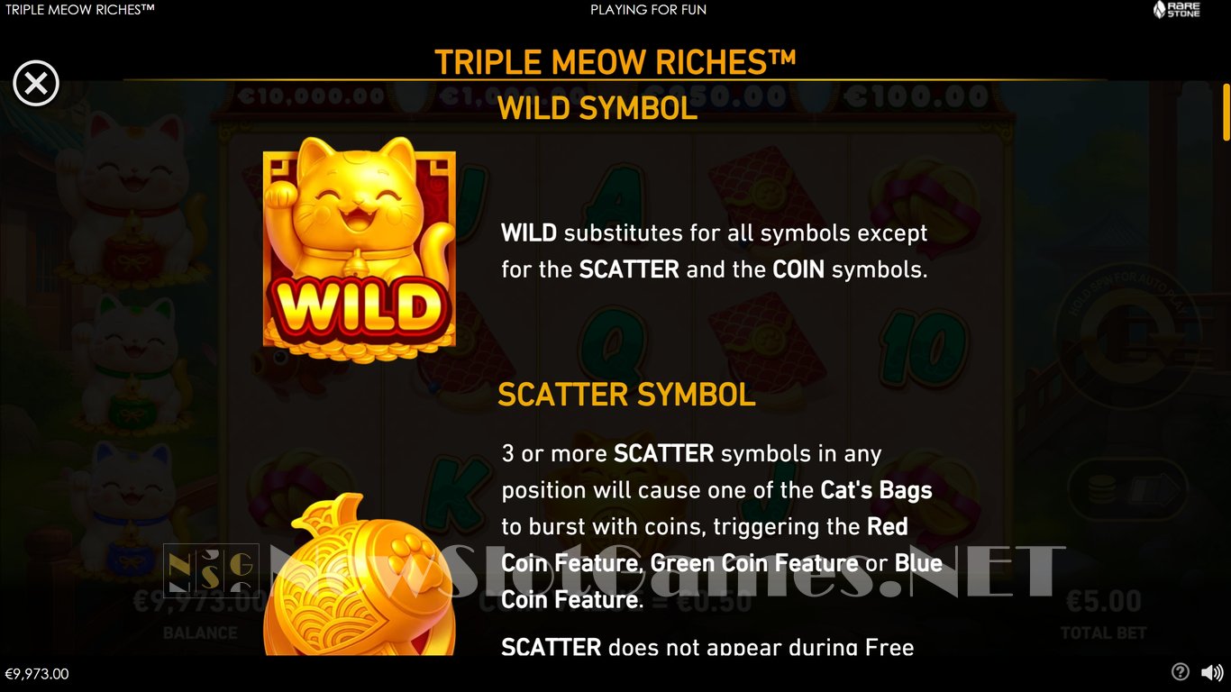 Triple Meow Riches Slot Slot Image in Demo - pic. 4