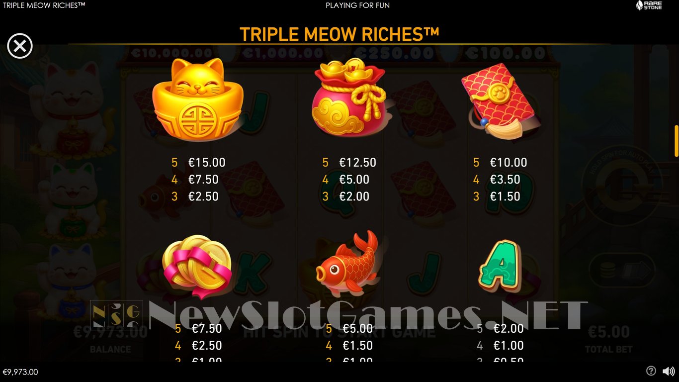 Triple Meow Riches Slot Slot Image in Demo - pic. 5