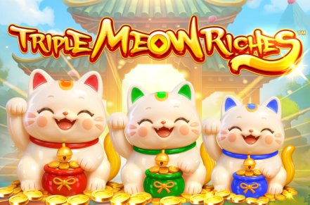 Triple Meow Riches Slot Logo