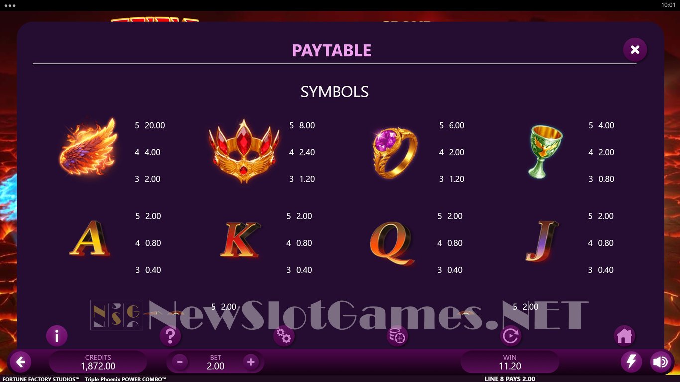 Triple Phoenix Power Combo Slot Slot Image in Demo - pic. 10