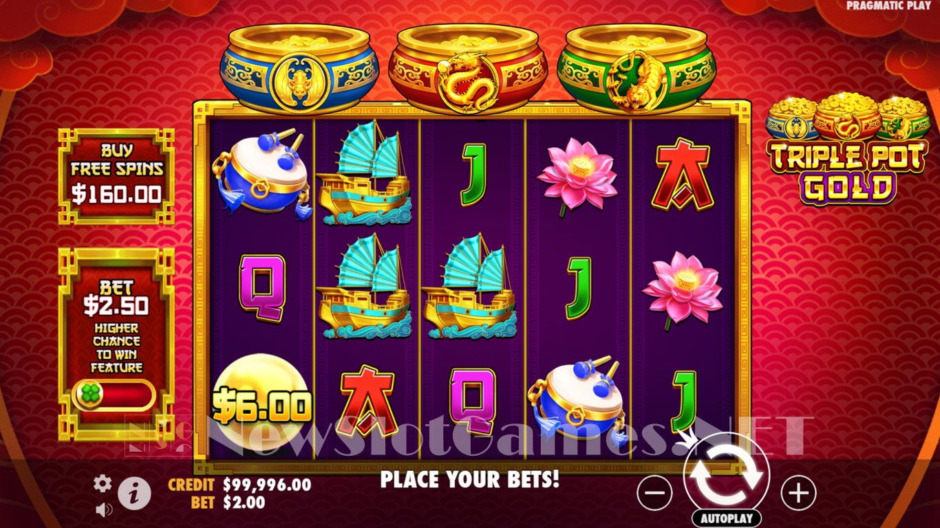 Triple Pot Gold Slot Slot Image in Demo - pic. 2