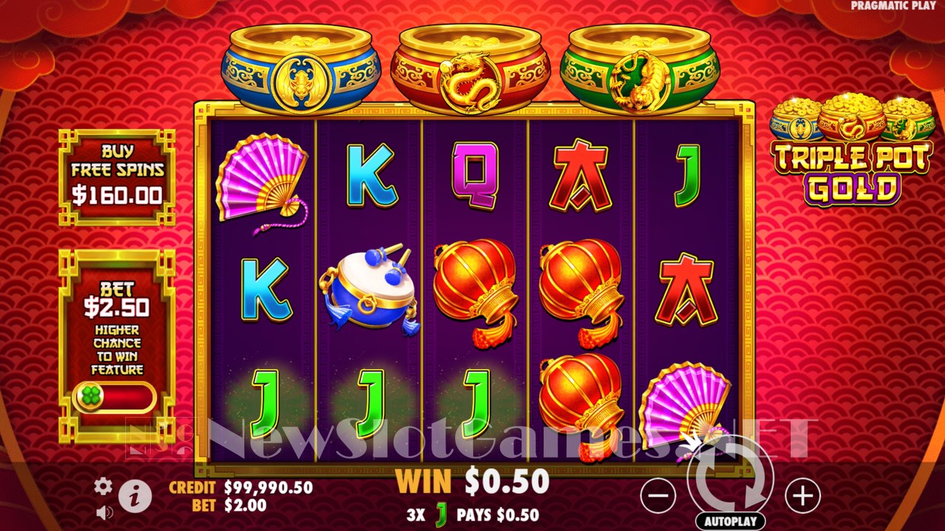 Triple Pot Gold Slot Slot Image in Demo - pic. 3