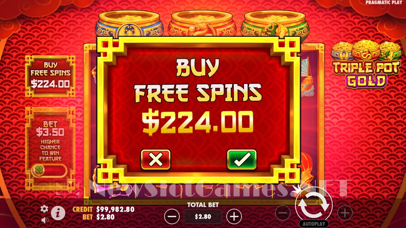 Triple Pot Gold Slot Slot Image in Demo - pic. 5