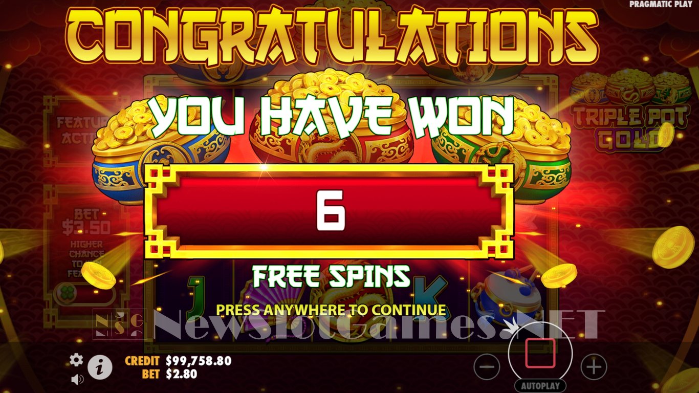 Triple Pot Gold Slot Slot Image in Demo - pic. 6