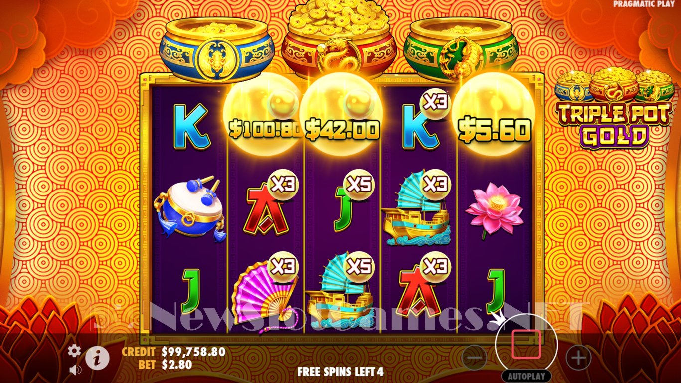 Triple Pot Gold Slot Slot Image in Demo - pic. 8