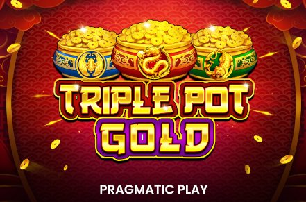 Triple Pot Gold Slot Logo