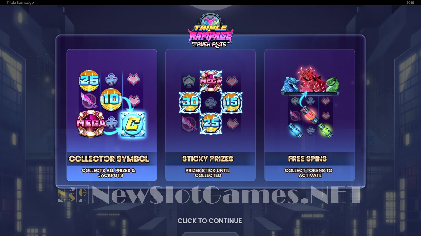 Triple Rampage Slot Demo Image